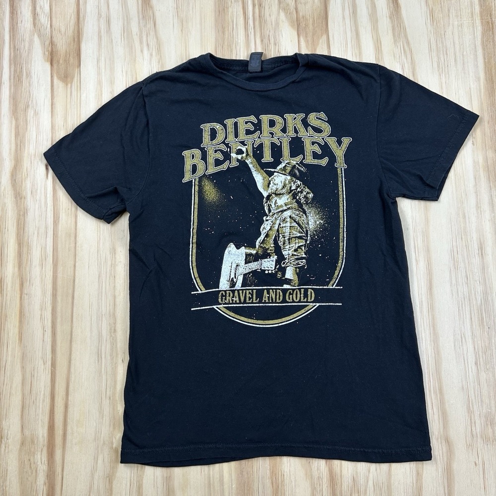 Dierks Bentley Gravel And Gold Tour 2023 Black T Shirt S Country Music Concert
